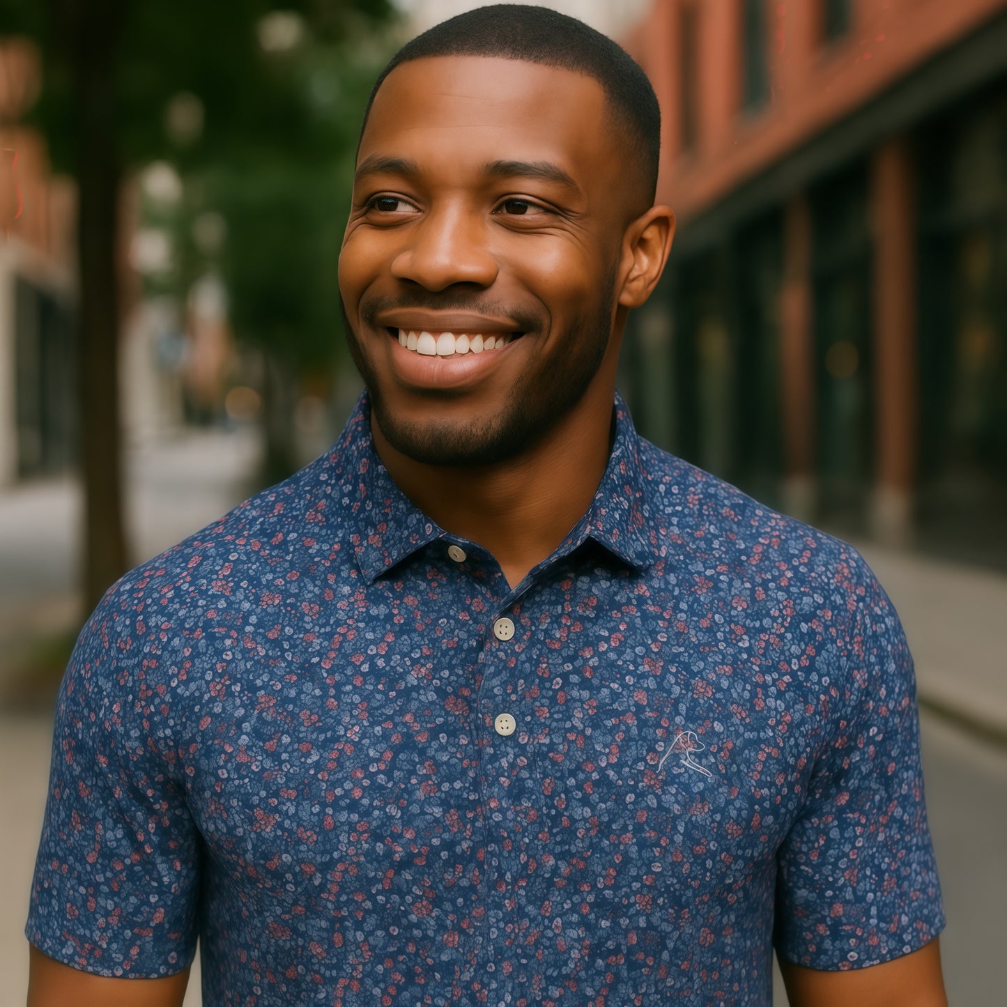 BloomVibe Polo - Men's Short Sleeve Performance Polo