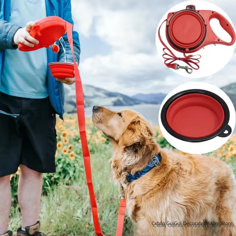 TNF™ TrailMate™ 3-in-1 🐶 Hydration Bottle & Collapsible Bowl