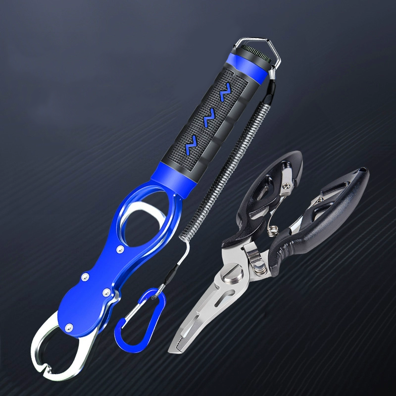 TNF™ Vanguard Pro Angler Set – Fishing Plier & Fish Lip Gripper Kit 🐟