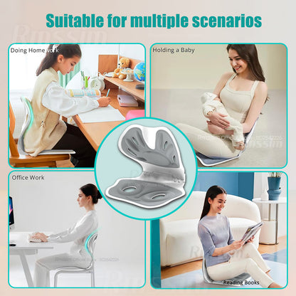 Foldable Back Support Sitting Posture Correction Office Chair Back Pain Relief Ergonomic Waist Protection Cushion Anti Hunchback™