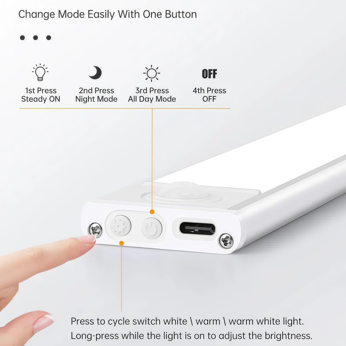 TNF™ SenseLite – Rechargeable LED Motion Sensor Bar