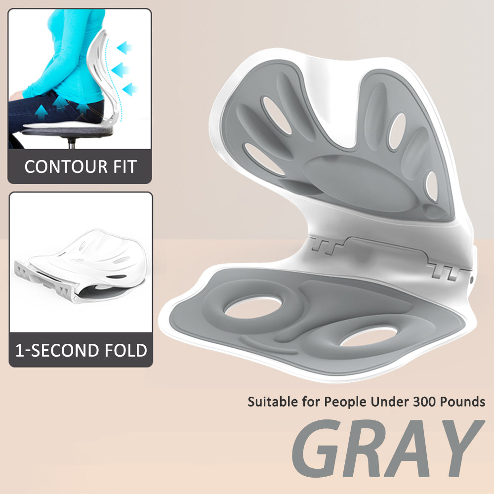 Foldable Back Support Sitting Posture Correction Office Chair Back Pain Relief Ergonomic Waist Protection Cushion Anti Hunchback™