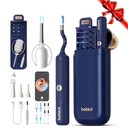 TNF™ All-in-1 Visual HD Ear Cleaner Kit Safe Ear Wax Removal Tool with Flexible Camera for Precision Cleaning