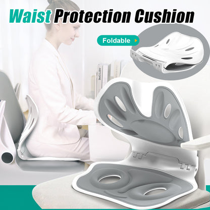 Foldable Back Support Sitting Posture Correction Office Chair Back Pain Relief Ergonomic Waist Protection Cushion Anti Hunchback™