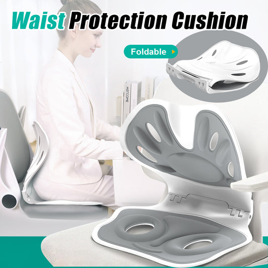 Foldable Back Support Sitting Posture Correction Office Chair Back Pain Relief Ergonomic Waist Protection Cushion Anti Hunchback™