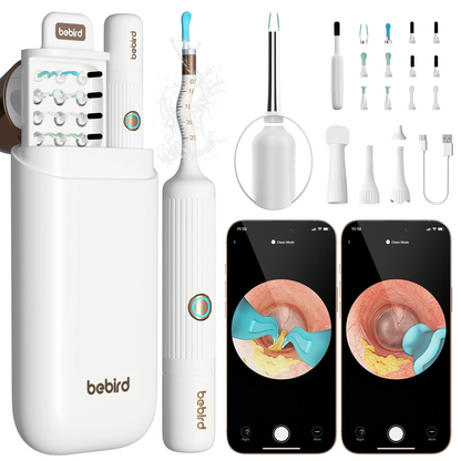 TNF™ All-in-1 Visual HD Ear Cleaner Kit Safe Ear Wax Removal Tool with Flexible Camera for Precision Cleaning