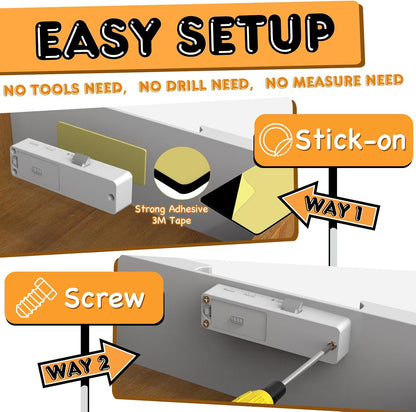 TNF™ StealthLock – Invisible Smart Drawer Lock