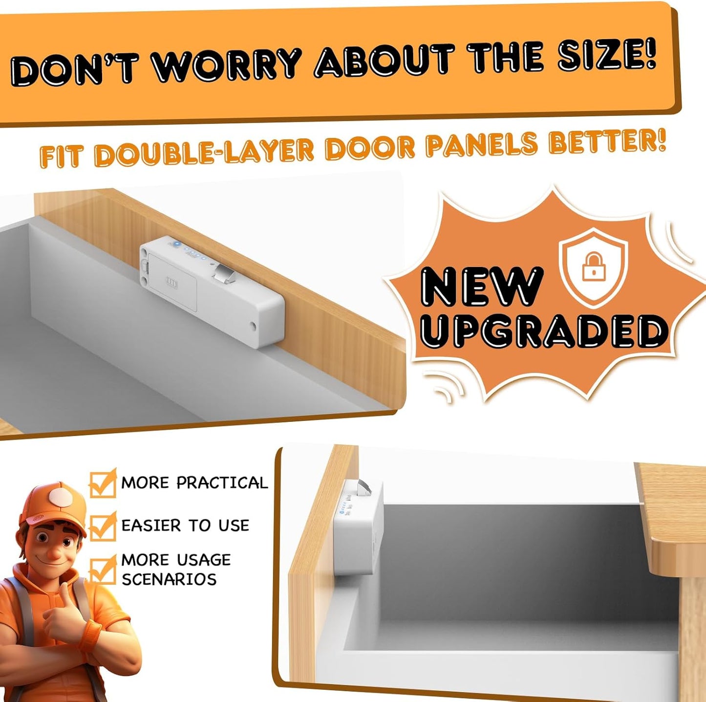 TNF™ StealthLock – Invisible Smart Drawer Lock