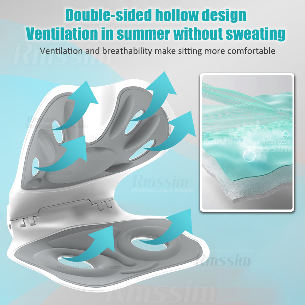 Foldable Back Support Sitting Posture Correction Office Chair Back Pain Relief Ergonomic Waist Protection Cushion Anti Hunchback™