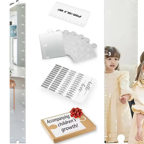 TNF™ KinderTrack 3-in-1 Shatterproof Kids Growth Chart Mirror