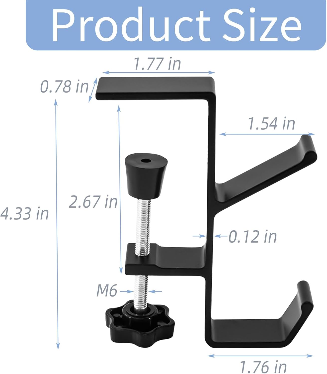 TNF™ DeskGrip ️🎧 Adjustable Desk Hook 2025