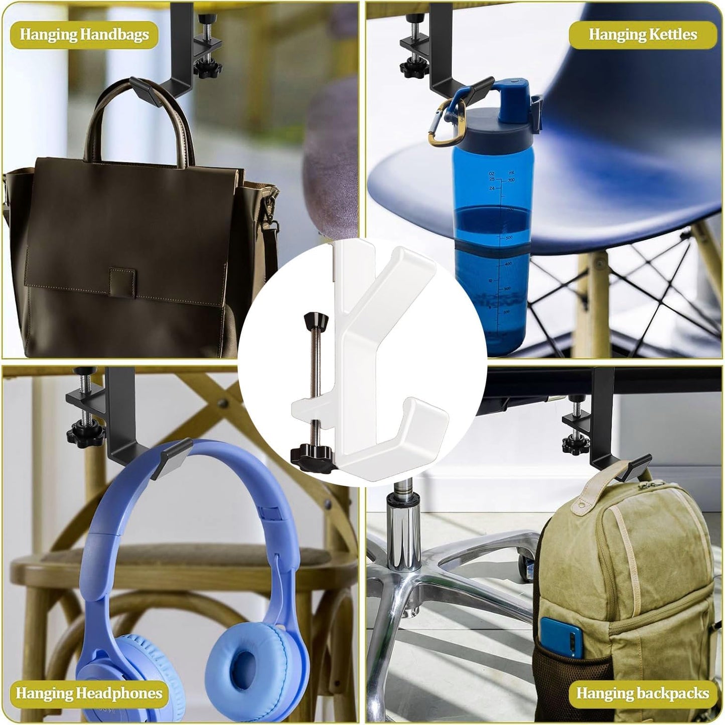 TNF™ DeskGrip ️🎧 Adjustable Desk Hook 2025