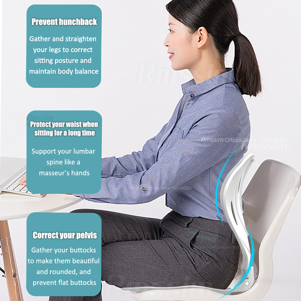 Foldable Back Support Sitting Posture Correction Office Chair Back Pain Relief Ergonomic Waist Protection Cushion Anti Hunchback™