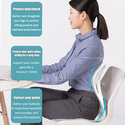 Foldable Back Support Sitting Posture Correction Office Chair Back Pain Relief Ergonomic Waist Protection Cushion Anti Hunchback™