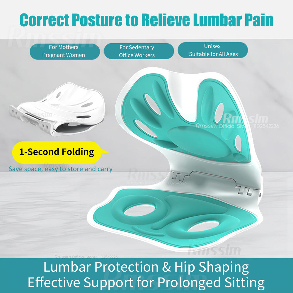 Foldable Back Support Sitting Posture Correction Office Chair Back Pain Relief Ergonomic Waist Protection Cushion Anti Hunchback™