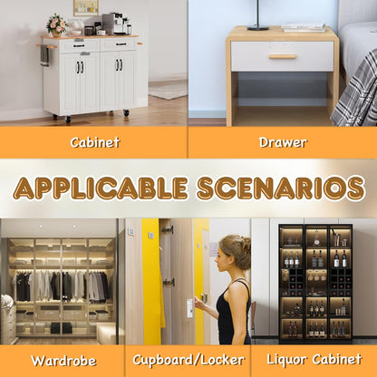 TNF™ StealthLock – Invisible Smart Drawer Lock