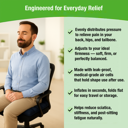 TNF™ AirRelief 💪 Ergonomic Pressure-Relief Cushion