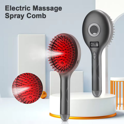 TNF™ ReviveMist 💨 3-in-1 Scalp Massager & Hydrating Hair Brush with Red Light Therapy 2025