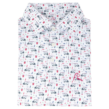 Clubhouse Mixer Polo - Men's Short Sleeve Performance Polo