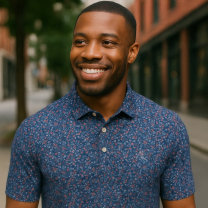 BloomVibe Polo - Men's Short Sleeve Performance Polo