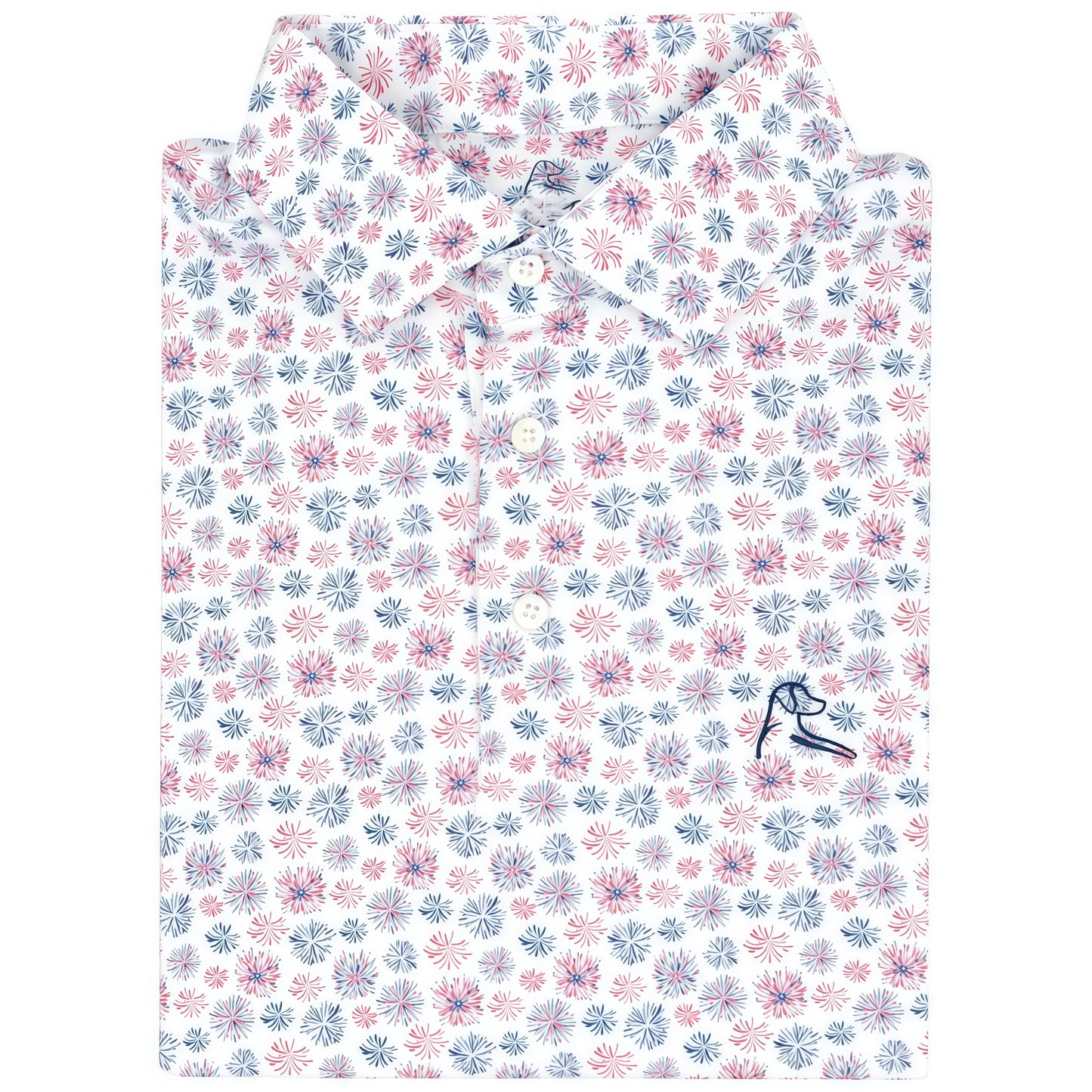 Firework Polo - Men's Short Sleeve Performance Polo