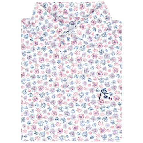 Firework Polo - Men's Short Sleeve Performance Polo