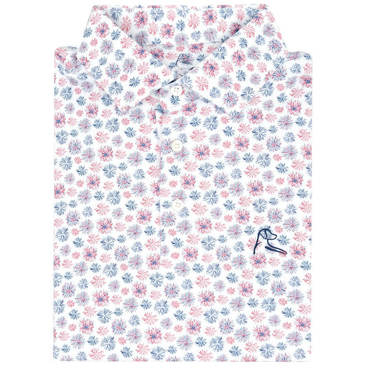 Firework Polo - Men's Short Sleeve Performance Polo