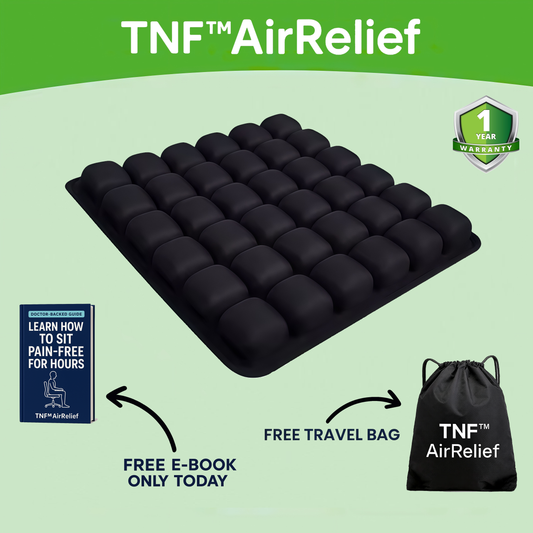 TNF™ AirRelief 💪 Ergonomic Pressure-Relief Cushion