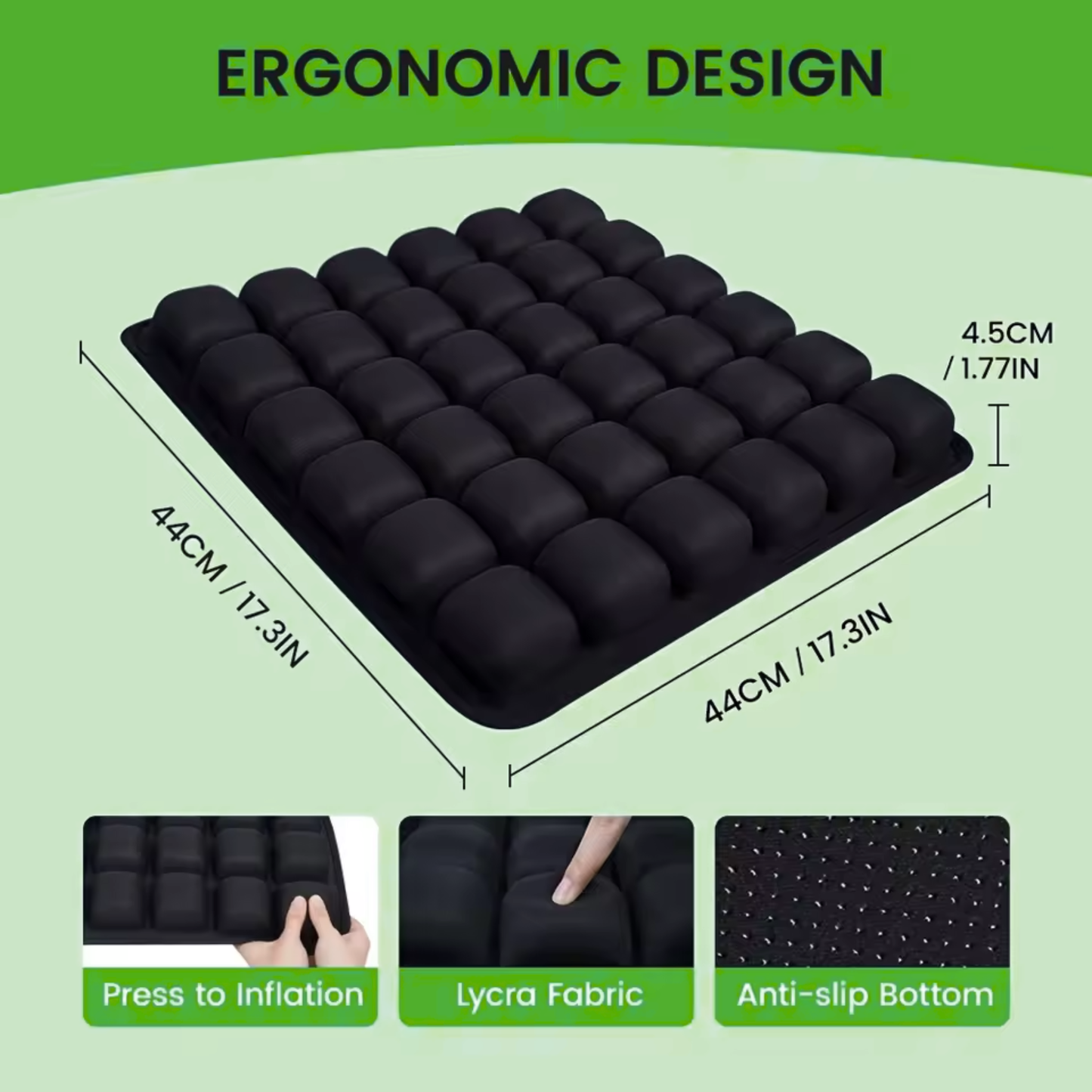 TNF™ AirRelief 💪 Ergonomic Pressure-Relief Cushion