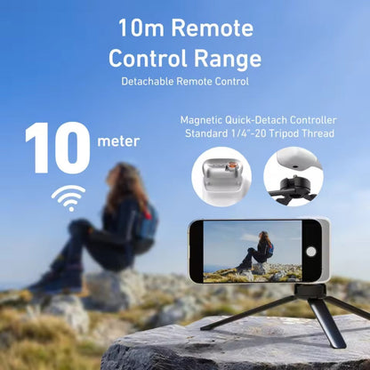 TNF™ WaveGrip Pro Magnetic Camera Grip + Remote & Fill Light