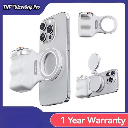 TNF™ WaveGrip Pro Magnetic Camera Grip + Remote & Fill Light