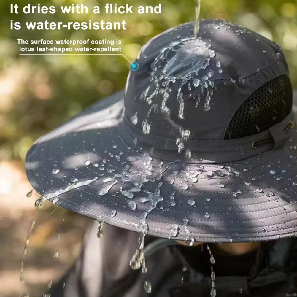 TNF SolaraCool Fan Hat – Dual Fan Cooling, Solar & USB Rechargeable, UPF 50 Sun Protection