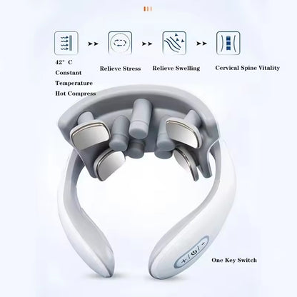 Portable Neck & Shoulder Massager with Heat & Adjustable Intensity™