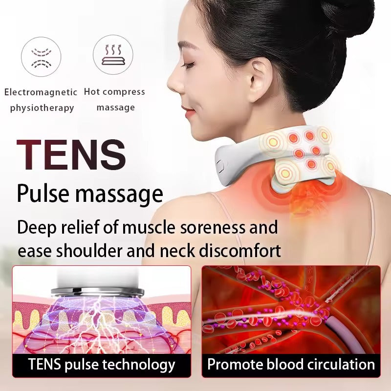Portable Neck & Shoulder Massager with Heat & Adjustable Intensity™