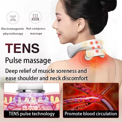 Portable Neck & Shoulder Massager with Heat & Adjustable Intensity™