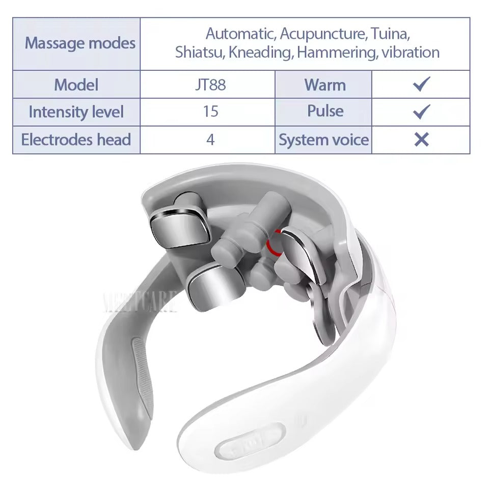 Portable Neck & Shoulder Massager with Heat & Adjustable Intensity™
