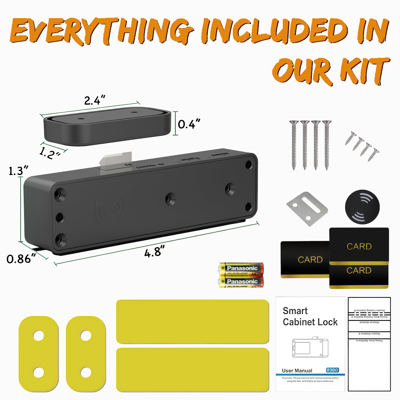 TNF™ StealthLock – Invisible Smart Drawer Lock