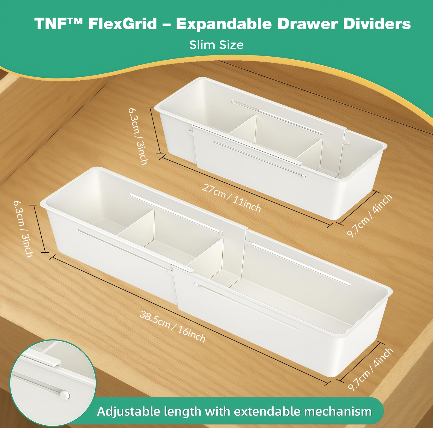 TNF™ FlexGrid – Expandable Drawer Dividers